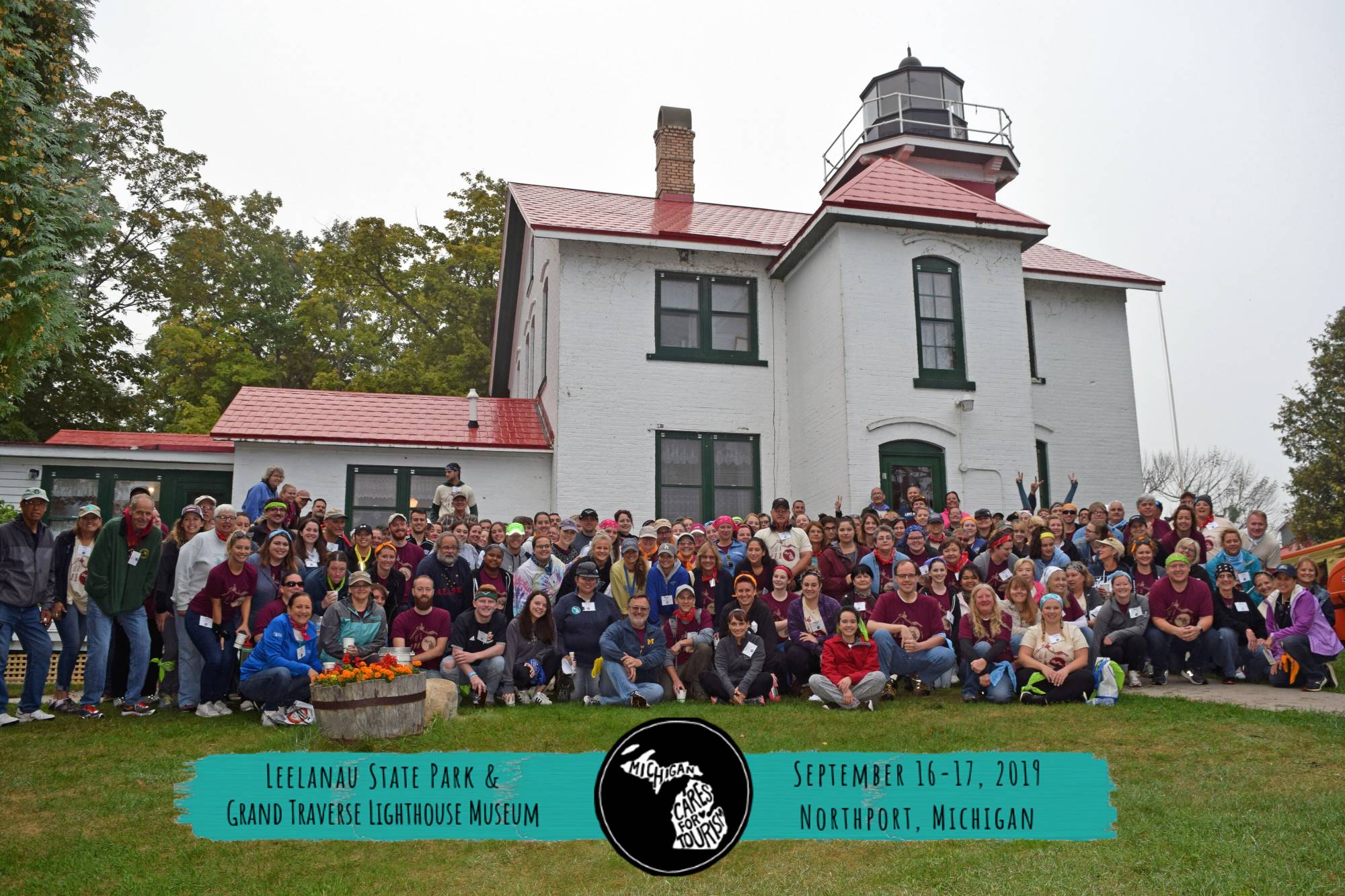 Michigan Cares for Tourism Clean-up Event 2018 at Leelanau State Park